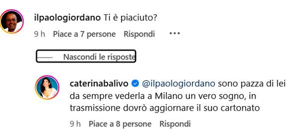 I commenti e le risposte di Balivo-2 I commenti e le risposte di Balivo-2