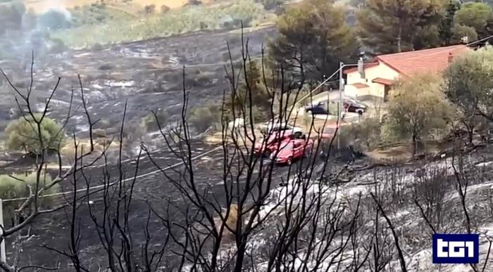 Il luogo della tragedia (da Tg1) Il luogo della tragedia (da Tg1)