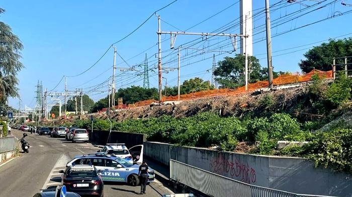 Il luogo dell'incidente incidente treno parma