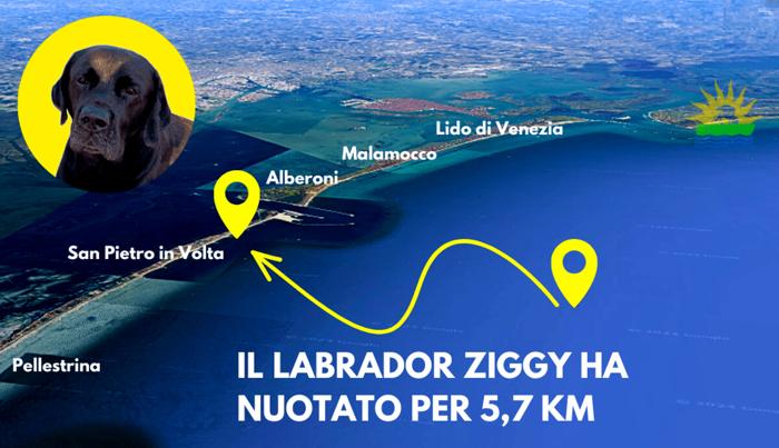 La mappa pubblicata da Lido Oro Benon La mappa pubblicata da Lido Oro Benon
