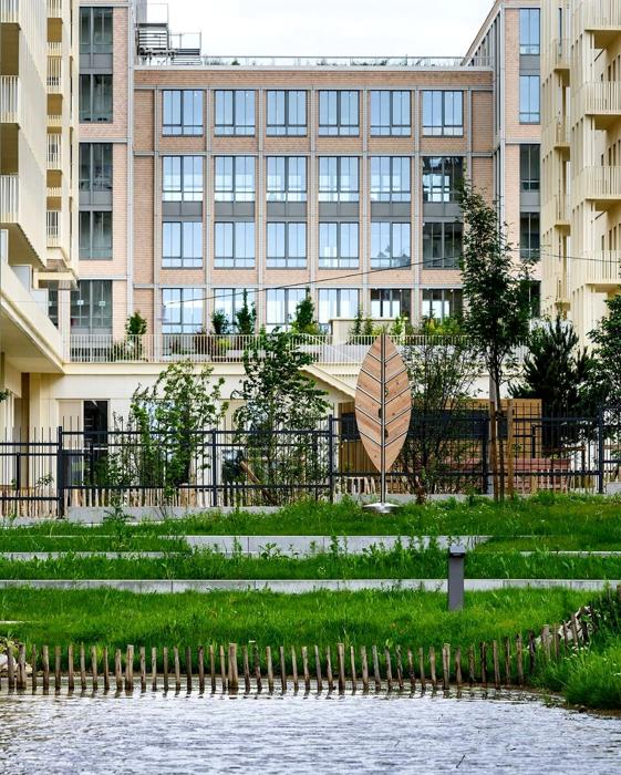 Il villaggio è stato progettato per avere un basso impatto ambientale, foto @paris2024 via Instagram parigi 2024-6