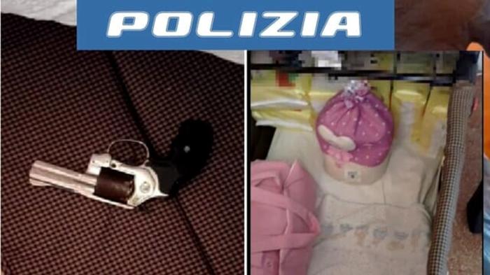 Giovane arrestato per nascondere pistola sotto al materasso della culla