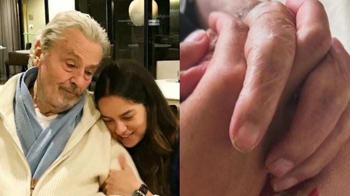 Emozionante dedica di Anouchka Delon a suo padre Alain Delon