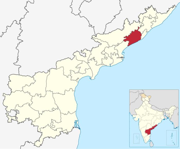 La zona dell'incidente Anakapalli