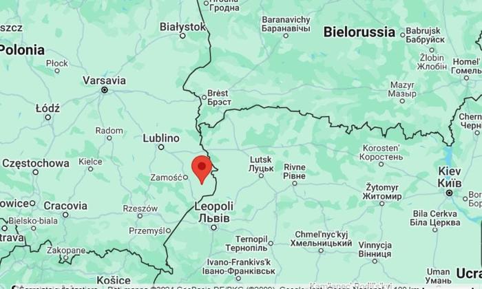 Drone suicida russo in Polonia - Google Maps Drone suicida russo in Polonia - Google Maps