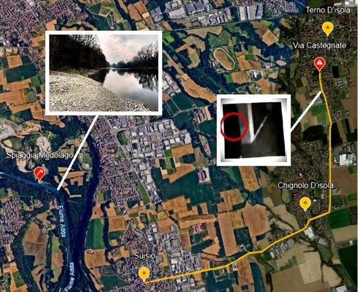 La mappa degli spostamenti di Moussa Sangare La mappa degli spostamenti di Moussa Sangare