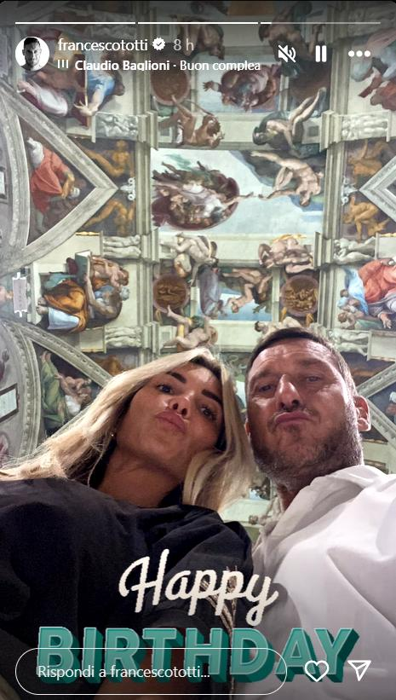Gli auguri di Francesco Totti per Noemi Bocchi totti noemi 1
