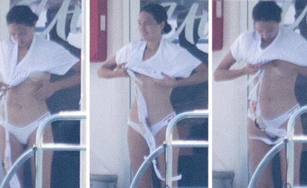 Verdini e il quasi topless, foto da Oggi-2 Verdini e il quasi topless, foto da Oggi-2
