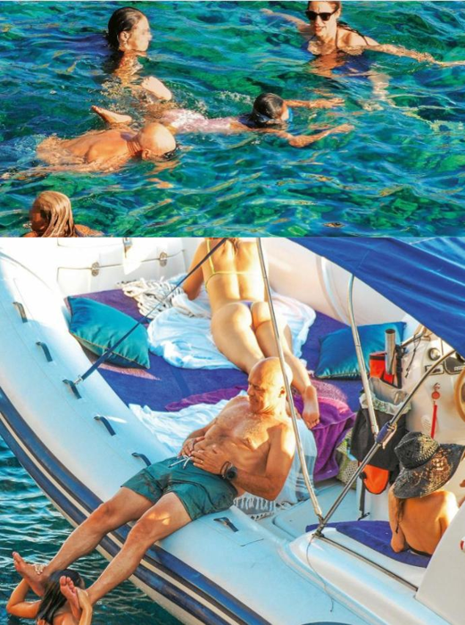 Luisa Ranieri e Luca Zingaretti al mare con le figlie zingaretti ranieri 1