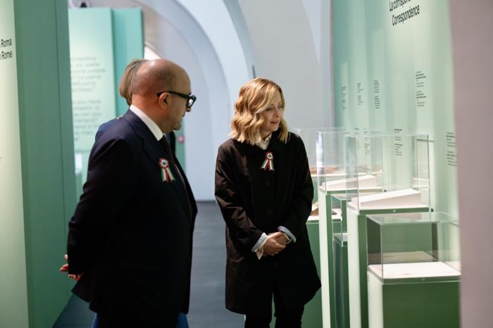 Giorgia Meloni e Gennaro Sangiuliano (LaPresse) giorgia-meloni-gennaro-sangiuliano-lapresse