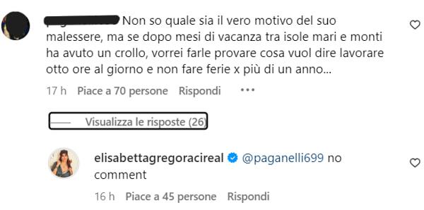Il commento e la risposta di Elisabetta Gregoraci-3 Il commento e la risposta di Elisabetta Gregoraci-3