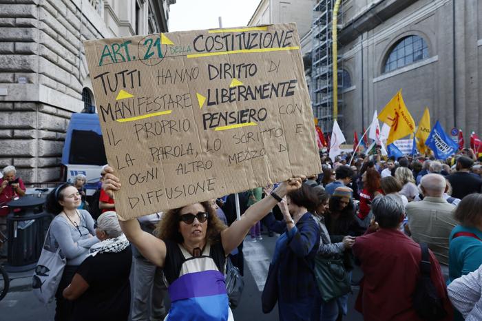 manifestazione-ddl-sicurezza-lapresse