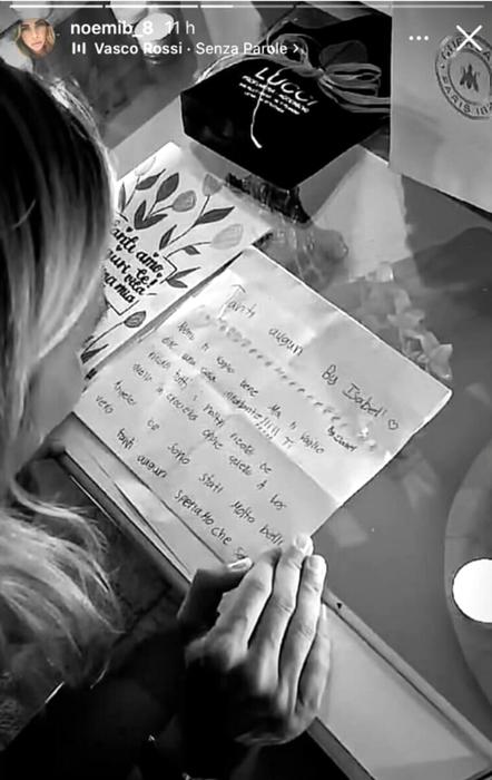 La lettera di Isabel Totti a Noemi Screenshot 2024-09-02 110407
