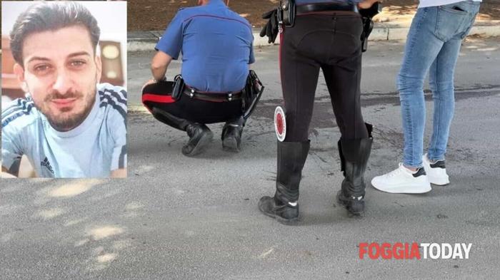 Le macchie di sangue trovate dai carabinieri (Foto Foggia Today) gennaro fiscarelli macchia sangue