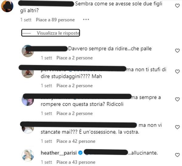 I commenti sotto alle foto di Heather Parisi-2 I commenti sotto alle foto di Heather Parisi-2