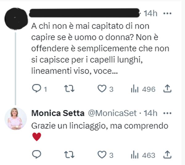 La risposta di Monica Setta al commento di una telespettatrice-2 La risposta di Monica Setta al commento di una telespettatrice-2