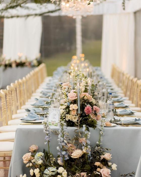 Un banchetto di matrimonio, foto @italianweddingsandevents via Instagram matrimonio millie bobby brown-6