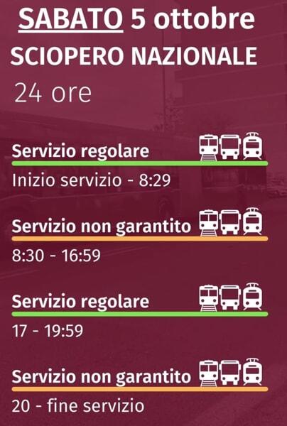 sciopero 5 ottobre a Roma - fonte Atac-2 sciopero 5 ottobre roma fonte Atac-2