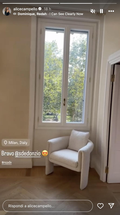 Storia Instagram Alice Campello 4 Storia Instagram Alice Campello 4