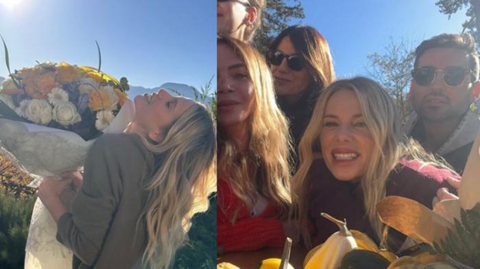 Alessia Marcuzzi festeggia il compleanno tra montagne e regali