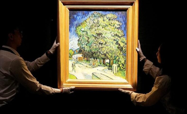 Van Gogh, «Castagni in fiore» verso un’asta da record