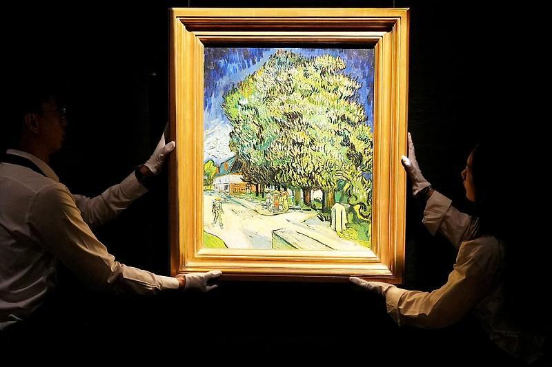 Van Gogh, «Castagni in fiore» verso un’asta da record