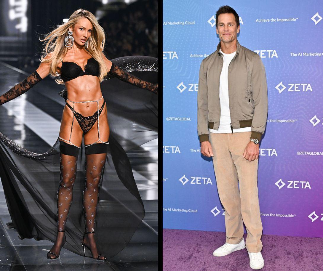 Candice Swanepoel e Tom Brady. Foto: AP Candice Swanepoel e Tom Brady. Foto: AP