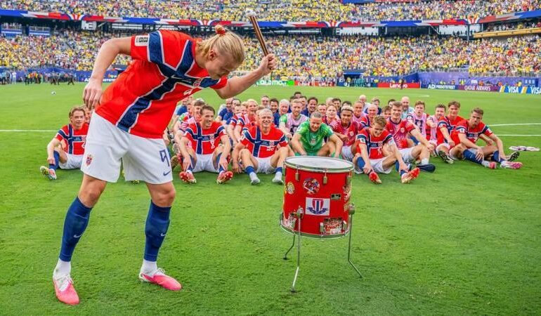Il tamburo dei Mondiali norvegesi va all’asta per i rifugiati