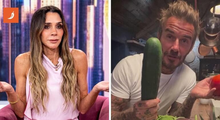 Ortaggi giganti e battute a doppio senso: siparietto in tv
