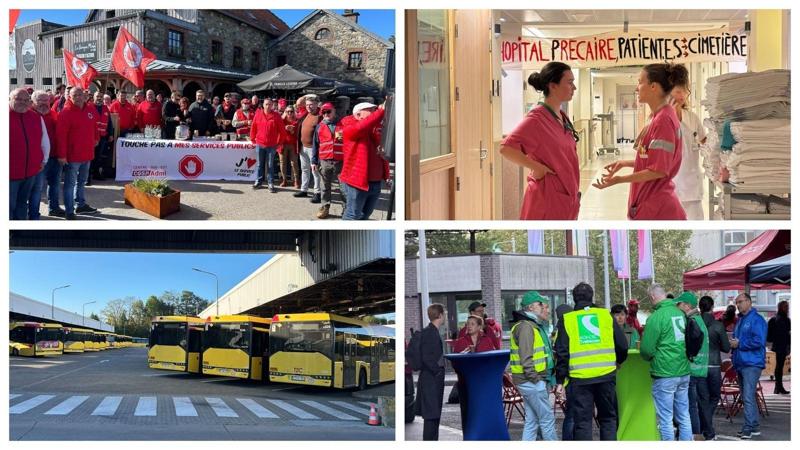 Belgio, sciopero nei servizi pubblici: trasporti e scuole in tilt