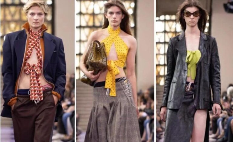 Reggiseni in passerella: la lingerie diventa un capo da mostrare