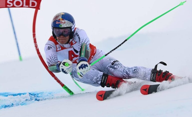 Braathen domina a Sölden nonostante il vento: è in testa