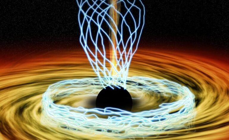 Un buco nero potrebbe accelerare protoni a energie record