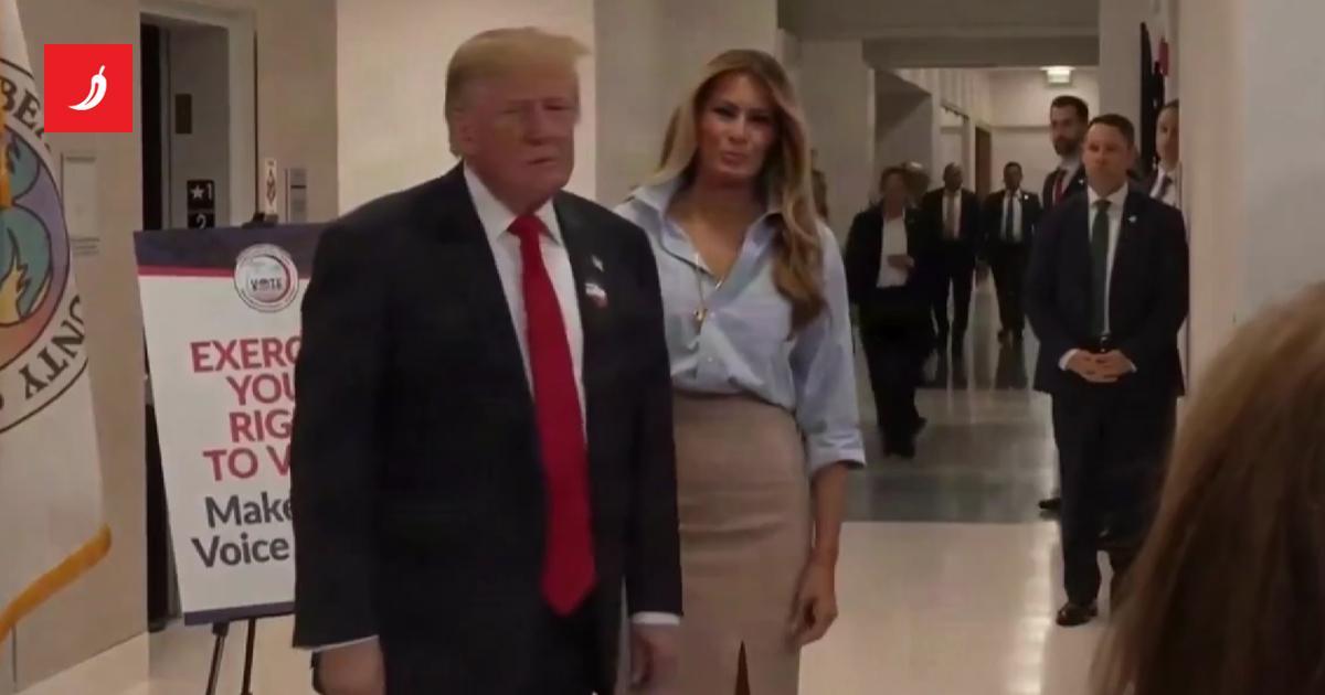 Trump vota di persona dopo le critiche al voto per posta