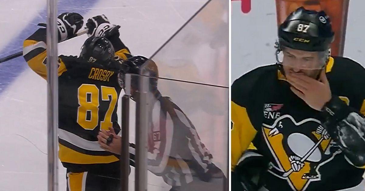 Un guardalinee colpisce Crosby: il campione si rialza e guida la rimonta