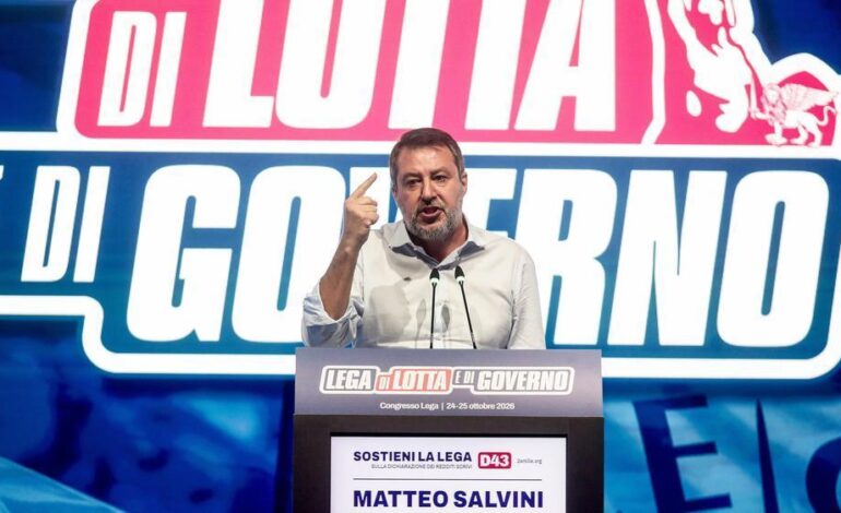 Salvini rieletto: la Lega cambia simbolo e punta al 2030