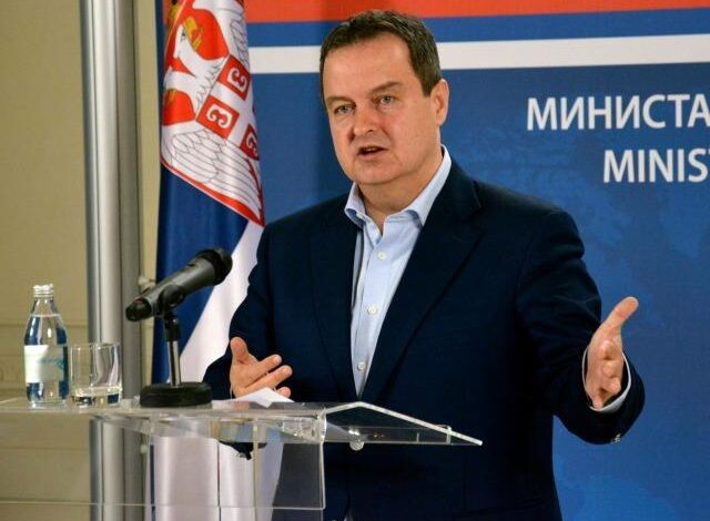 Kosovo, Dačić: «La bandiera serba tornerà a sventolare su Prizren»