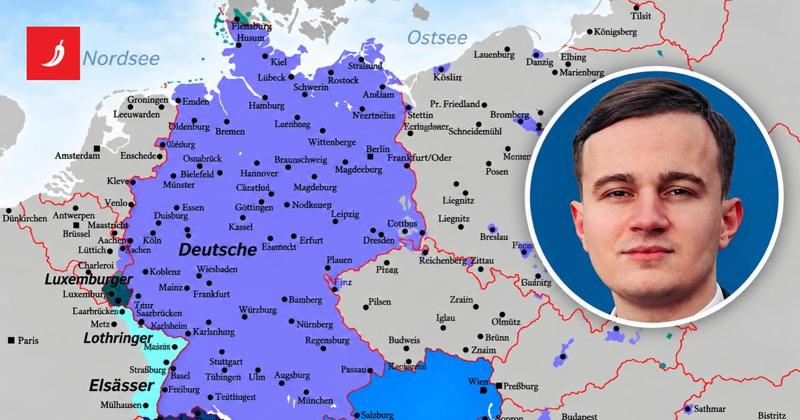 Grande Germania, la mappa che ha scatenato polemiche in Europa