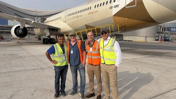 Etihad, squadra Moondance e Killian sulla pista di Abu Dhabi.