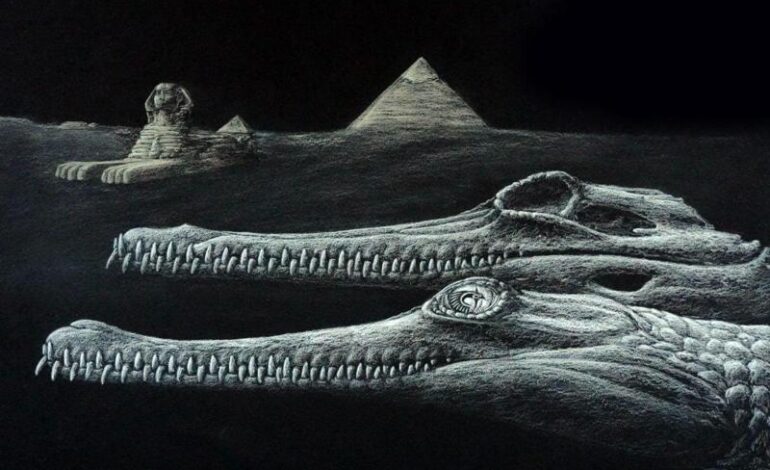Un coccodrillo di 45 milioni di anni fa con il «naso» della Sfinge