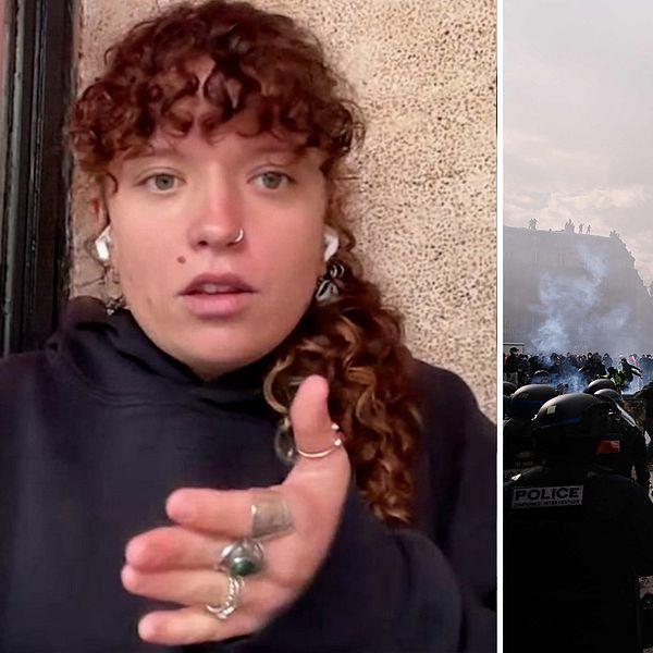 Foto: SVT/Kiran Ridley/TT Yuna Lory racconta l’attacco con gas lacrimogeni contro l’orchestra a Parigi