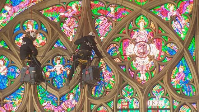 Pulizia della cattedrale di San Vito