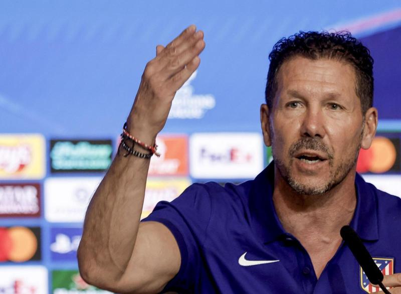 Diego Simeone si aspetta una partita difficile martedì sera. Foto: EPA Diego Simeone si aspetta una partita difficile martedì sera. Foto: EPA