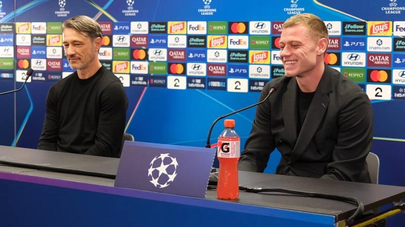 Foto: Marius Eriksen Guttormsen / NRK Ryerson e Kovacs alla conferenza stampa