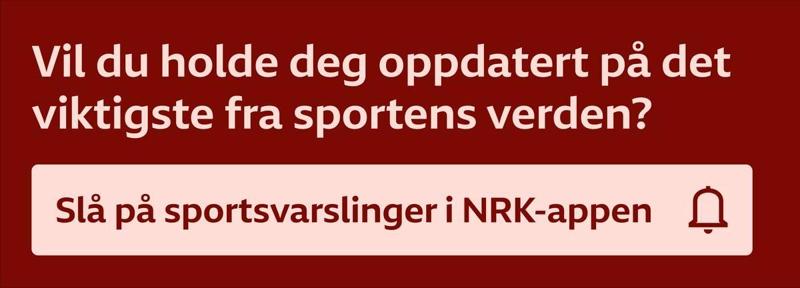 FOTO: Ellen Rikke Clausen Teigen Invito ad abbonarsi alle notifiche sportive nell’app NRK.no