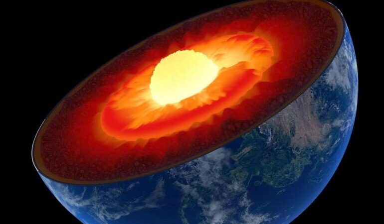 Idrogeno dal nucleo terrestre risale e modifica il mantello
